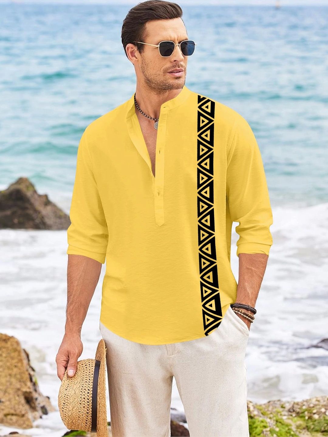 FINIVO FASHION Men Comfort Printed Casual Shirt-picture-49