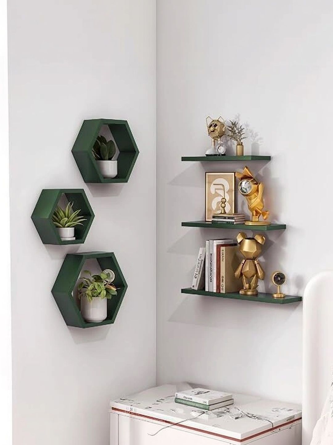 CraftOnline Green & Gold-Toned MDF-picture-13