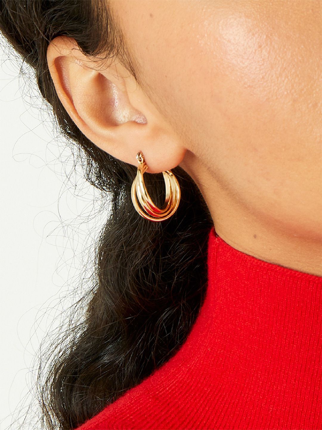 Accessorize London Women Harvest Twisted Hoop Earrings