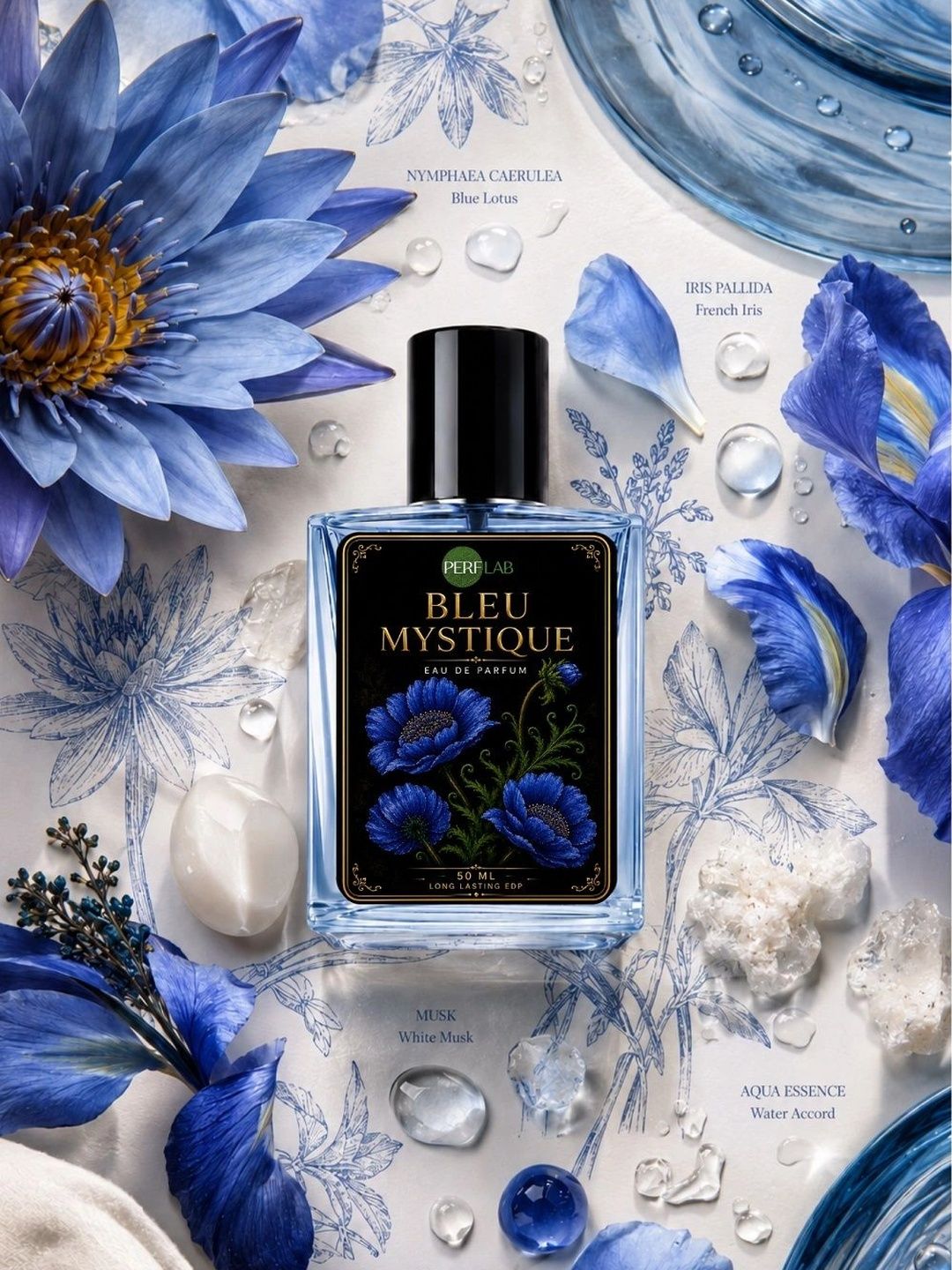 PERFLAB Bleu Mystique Long Lasting Eau de Parfum - 50 ml-picture-29