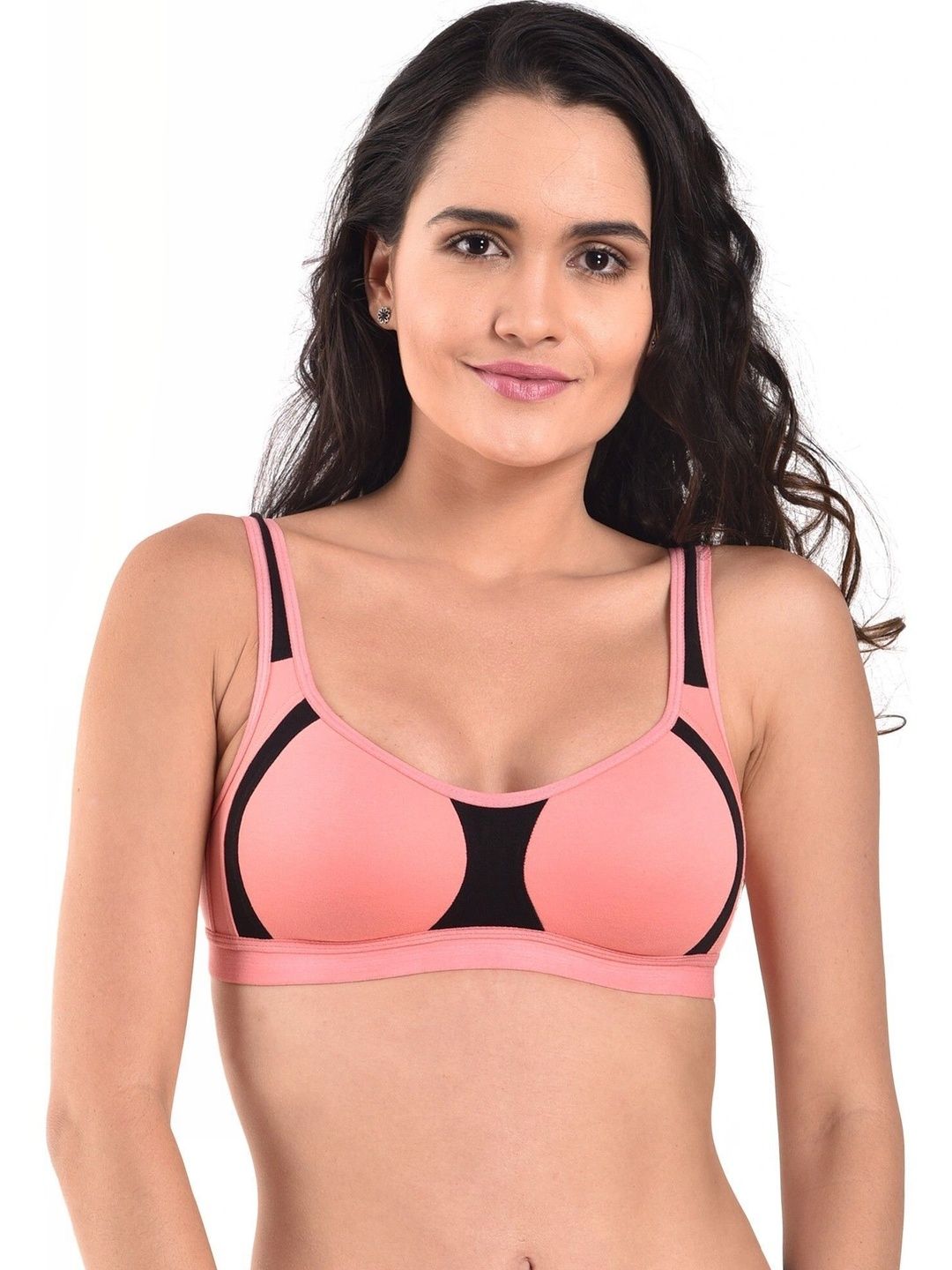 INNER TOUCH Colourblocked Bra Full Coverage-picture-54