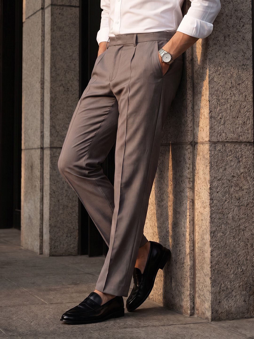INVICTUS Men Easy Wash Formal Trousers-picture-20