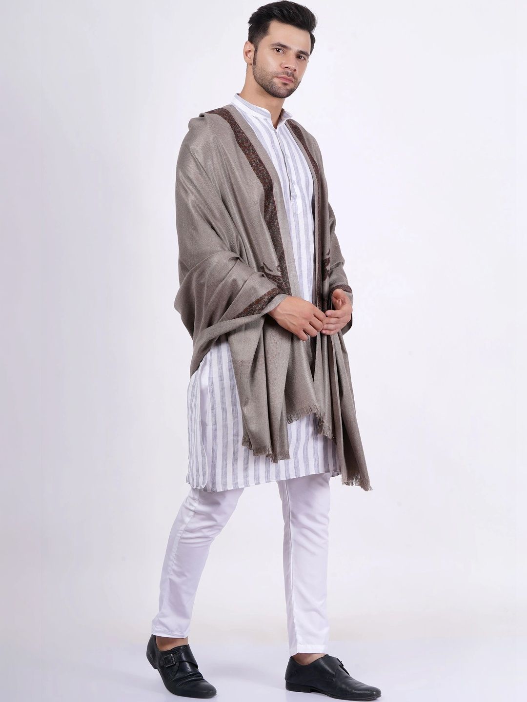 SPRHA Ethnic Motifs Woven Design Shawl-image-42