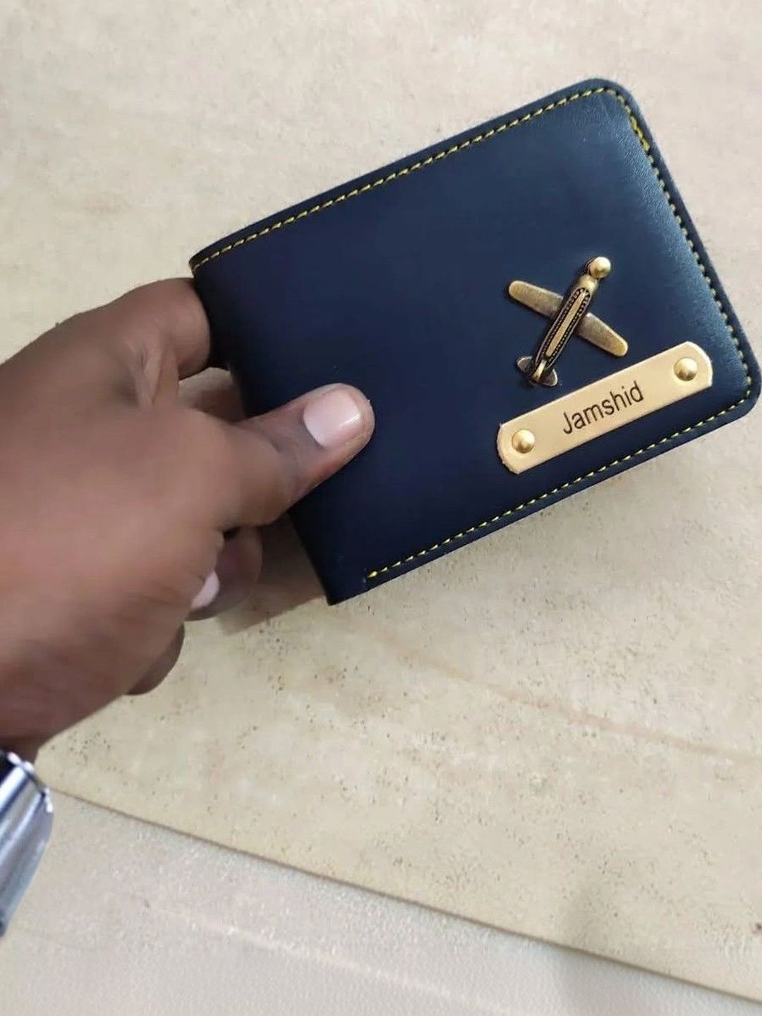 Navya Royal Art Men Embellished Leather Two Fold Wallet-picture-27