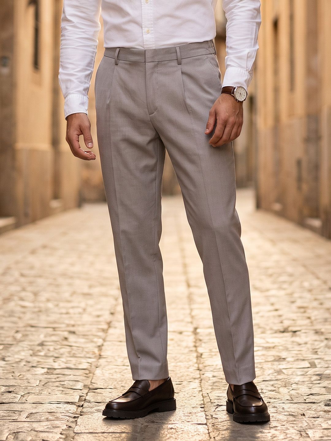 INVICTUS Men Slim Fit Formal Trousers-picture-36