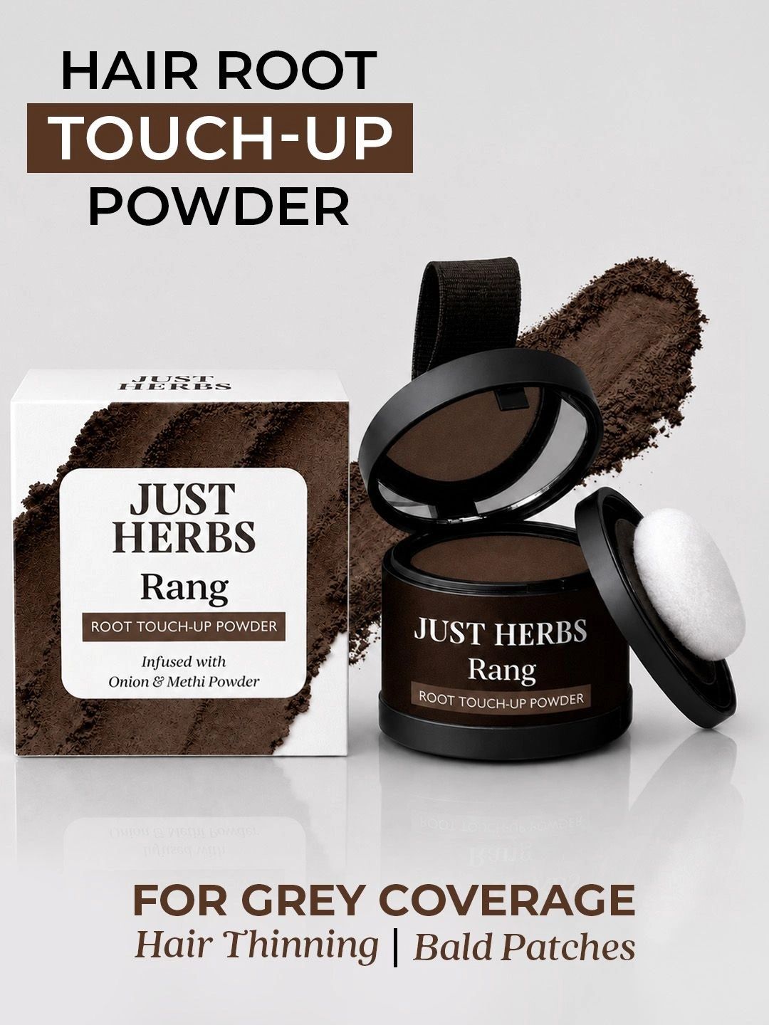 Just Herbs Rang Root Touch Up Powder - Brown -4 g-picture-37