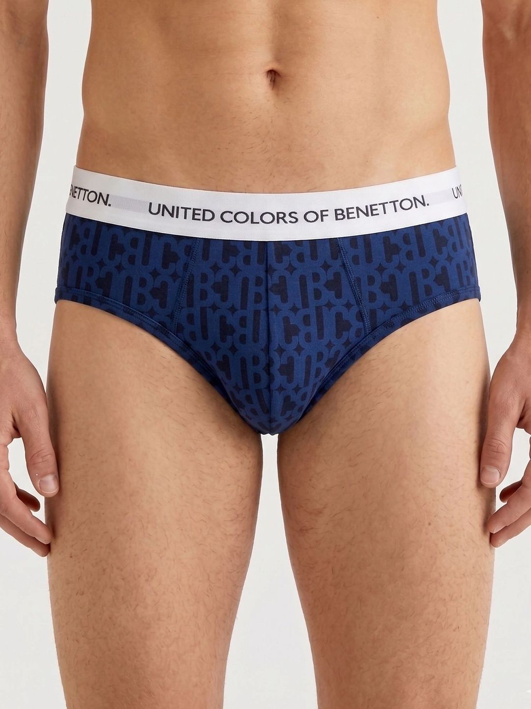 united colors  of benetton United Colors of Benetton Men Printed Cotton Bikini-picture-22