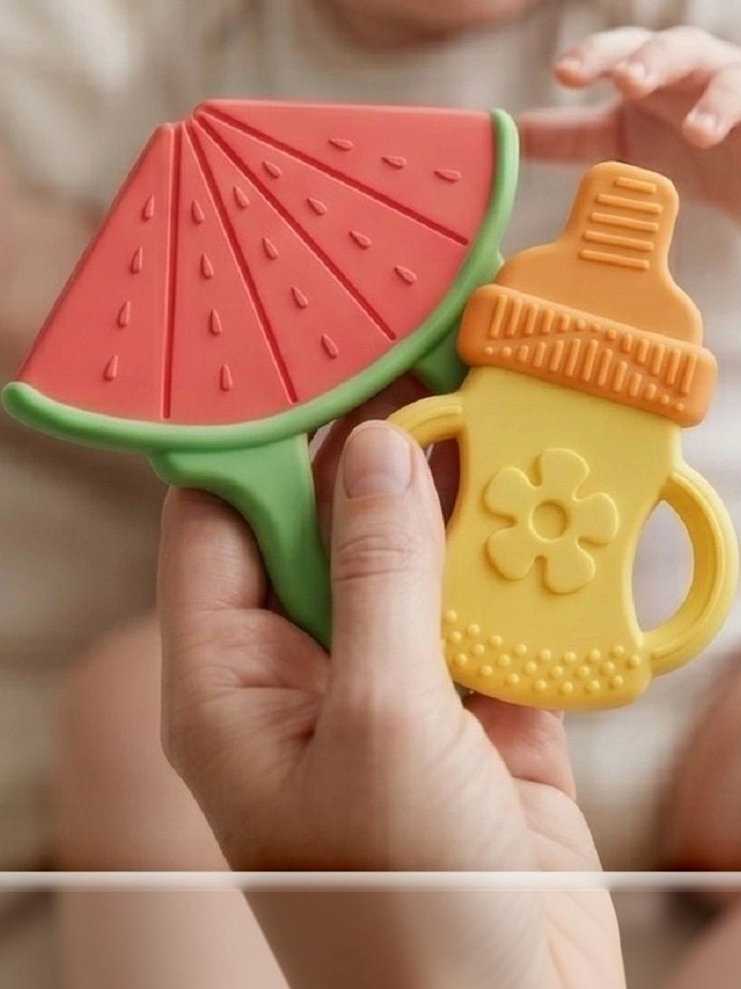 ORTIS GLOBAL TRADE Set Of 2 Watermelon Teether & Bottle Teether-picture-34