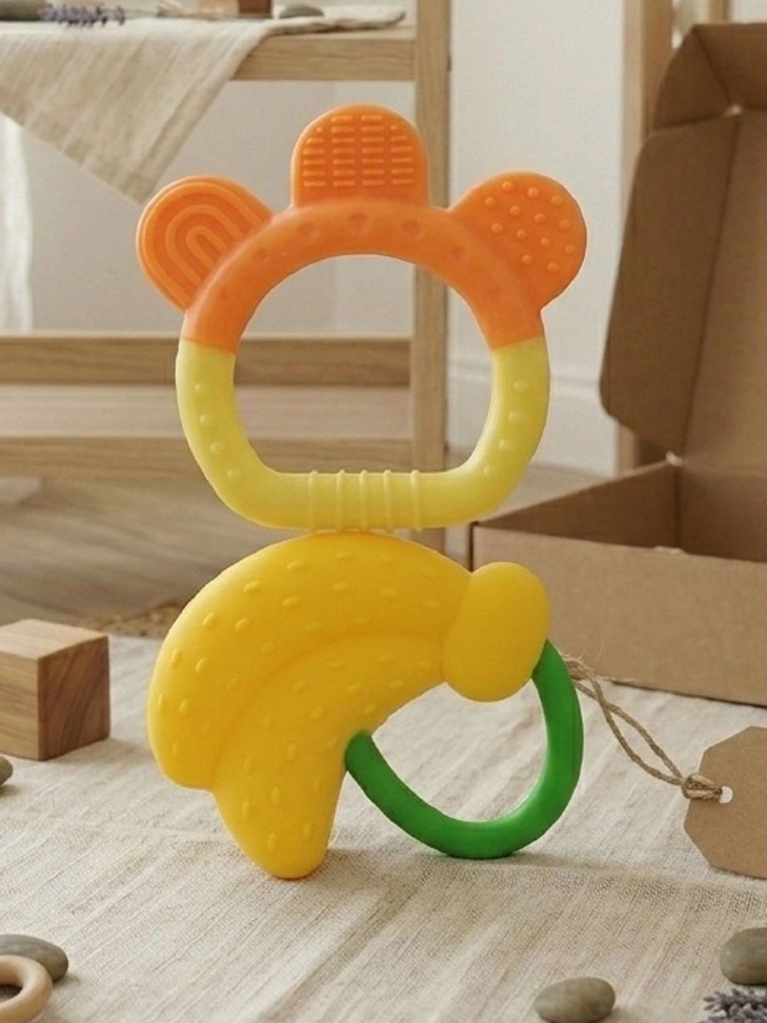 ORTIS GLOBAL TRADE Set Of 2 Banana Teether & Locker Ring Teether-picture-19