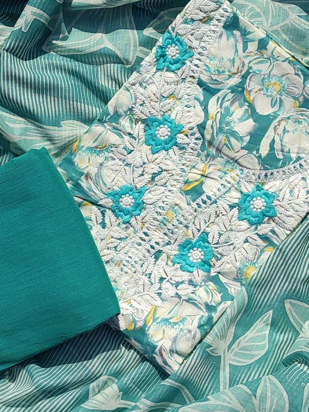FAB JUNCTION Printed Pure Cotton Unstitched Dress Material-picture-50