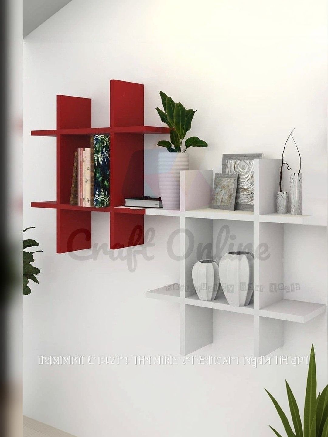 CraftOnline Red & White MDF-image-8