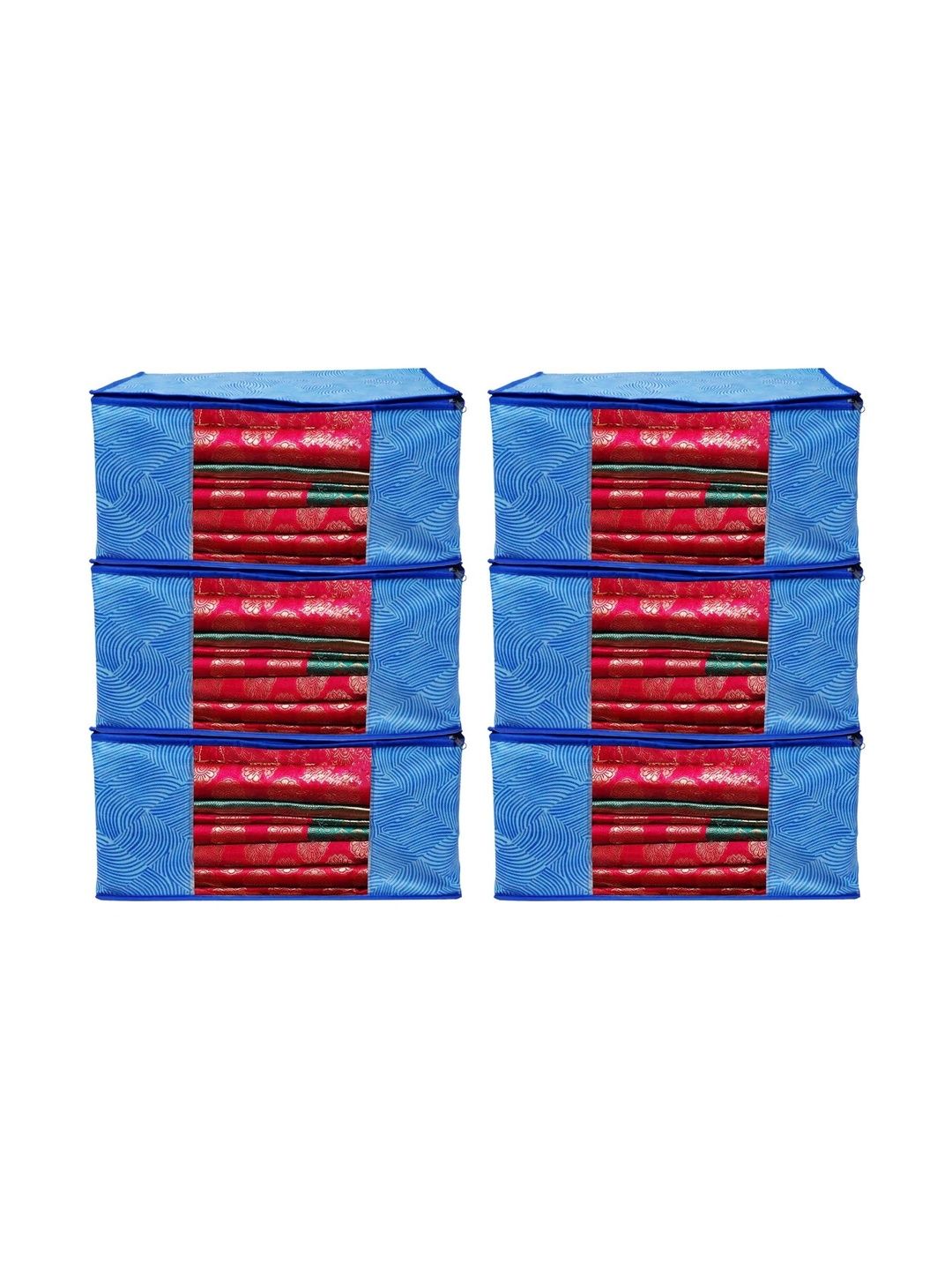 AARON INC Blue Set of 6 Reusable Multi-Utility Organisers-picture-48
