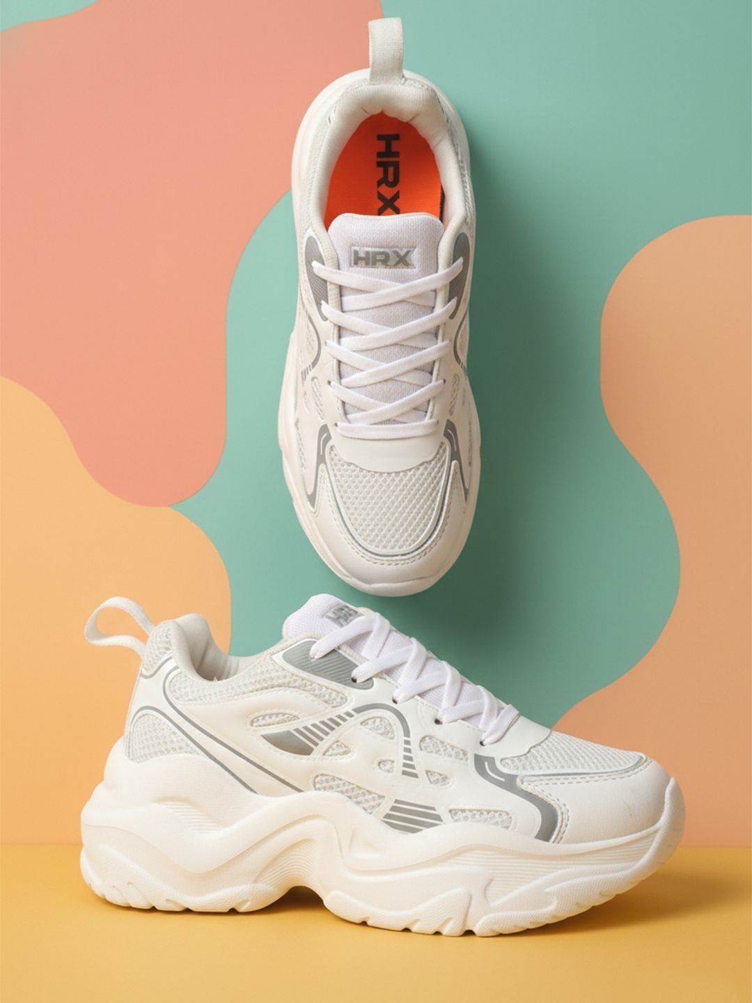 HRX by Hrithik Roshan Women Textured Sneakers deal from myntra HRX by Hrithik Roshan Women Textured Sneakers deal from myntra