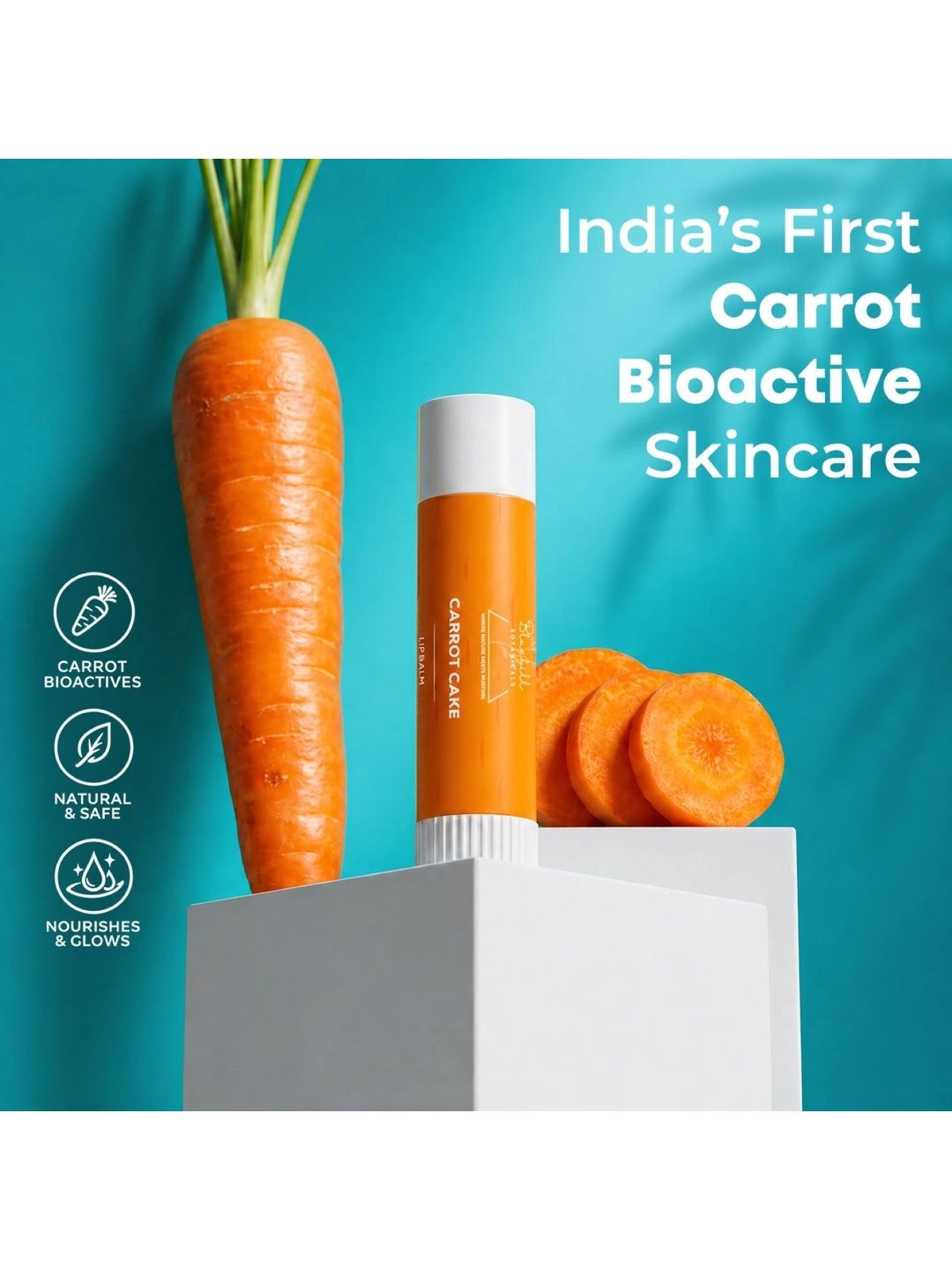 Bluehill Botanicals Carrot Cake Lip Balm For Hydration - 5 g-picture-28