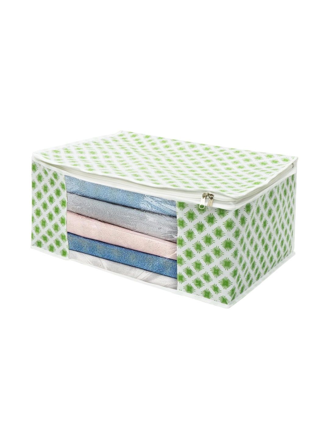 AARON INC Green Set of 1 Reusable Suit Organiser Organisers-image-34