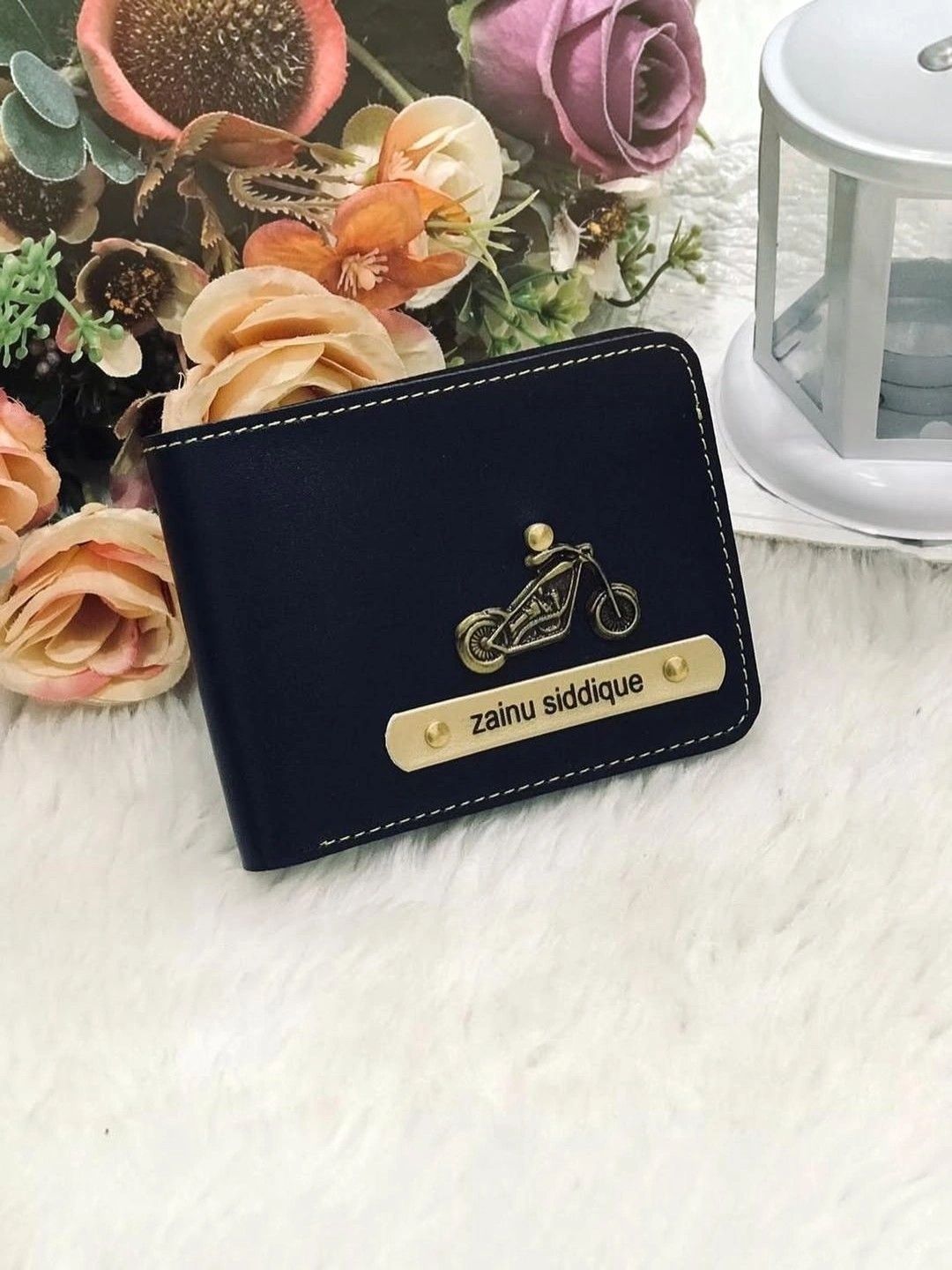 Navya Royal Art Men Textured Embellished Leather Two Fold Wallet-picture-29
