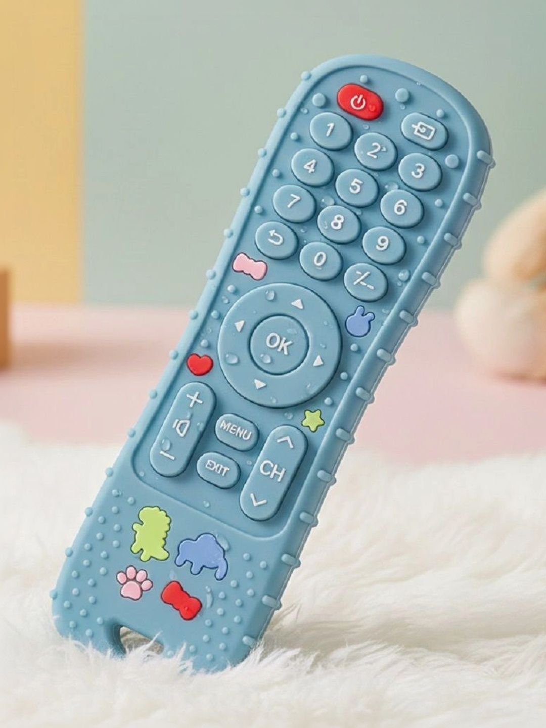 ORTIS GLOBAL TRADE Remote Control Teether Toy - 2 Blue-picture-37