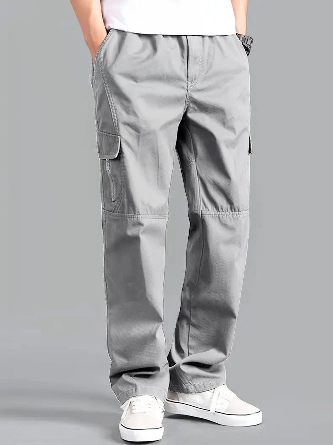 Moda Rapido Men Easy Wash Cargos Trousers-picture-18