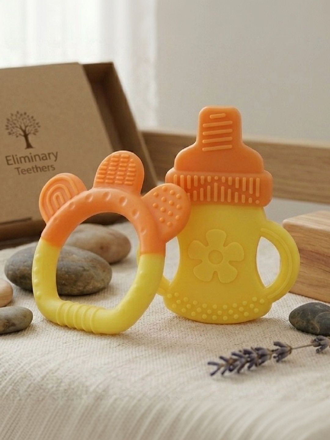 ORTIS GLOBAL TRADE Set Of 2 Bottle Teether & Locker Ring Teether-picture-45