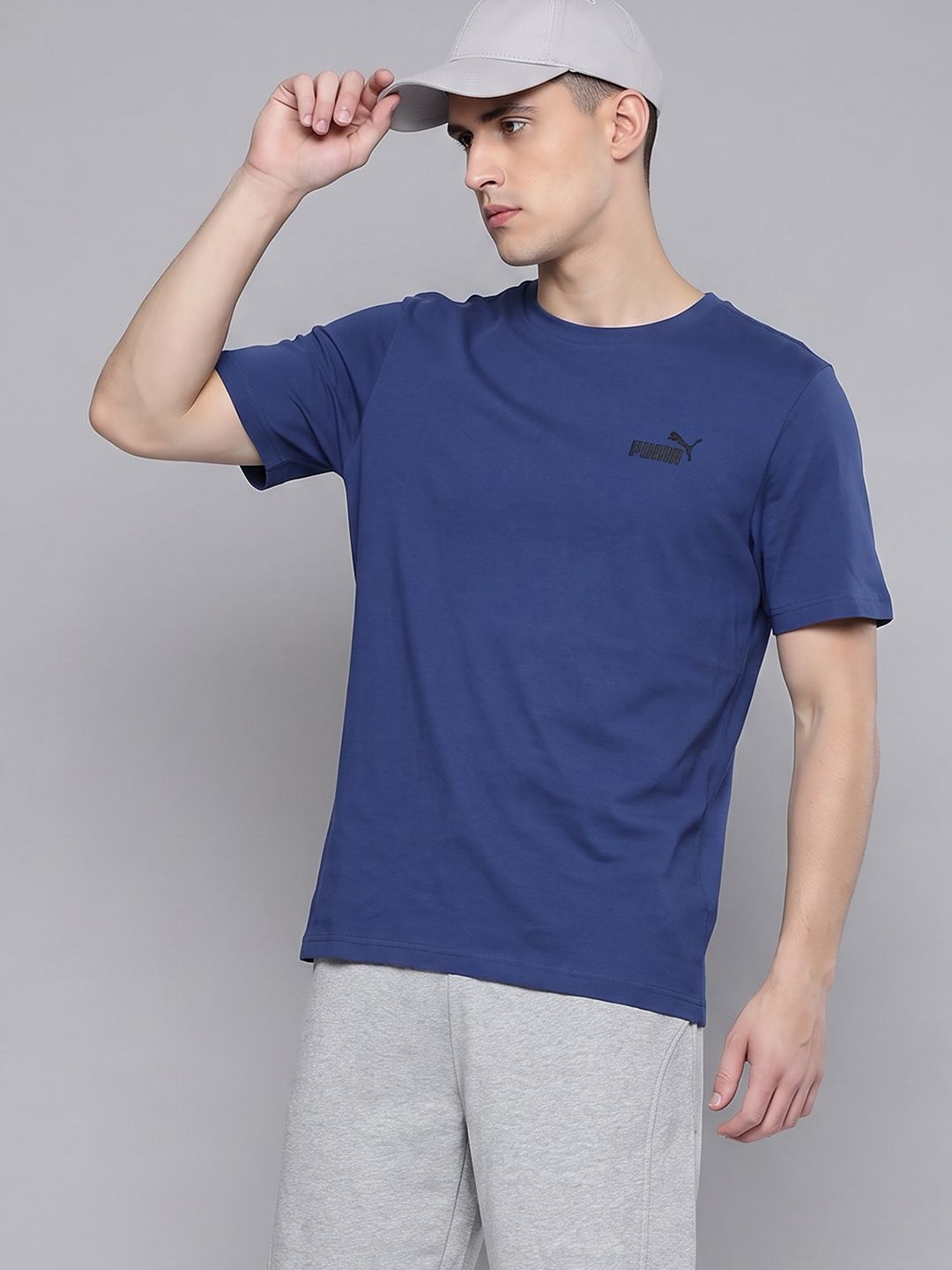 Puma Essentials Small No. 1 Logo Everyday Comfort Pure Cotton T-shirt-picture-17