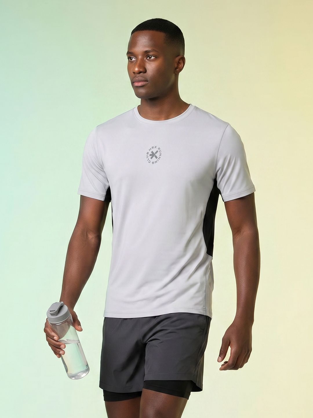 HRX by Hrithik Roshan Colourblocked Slim Fit Rapid Dry Running T-shirt-picture-55