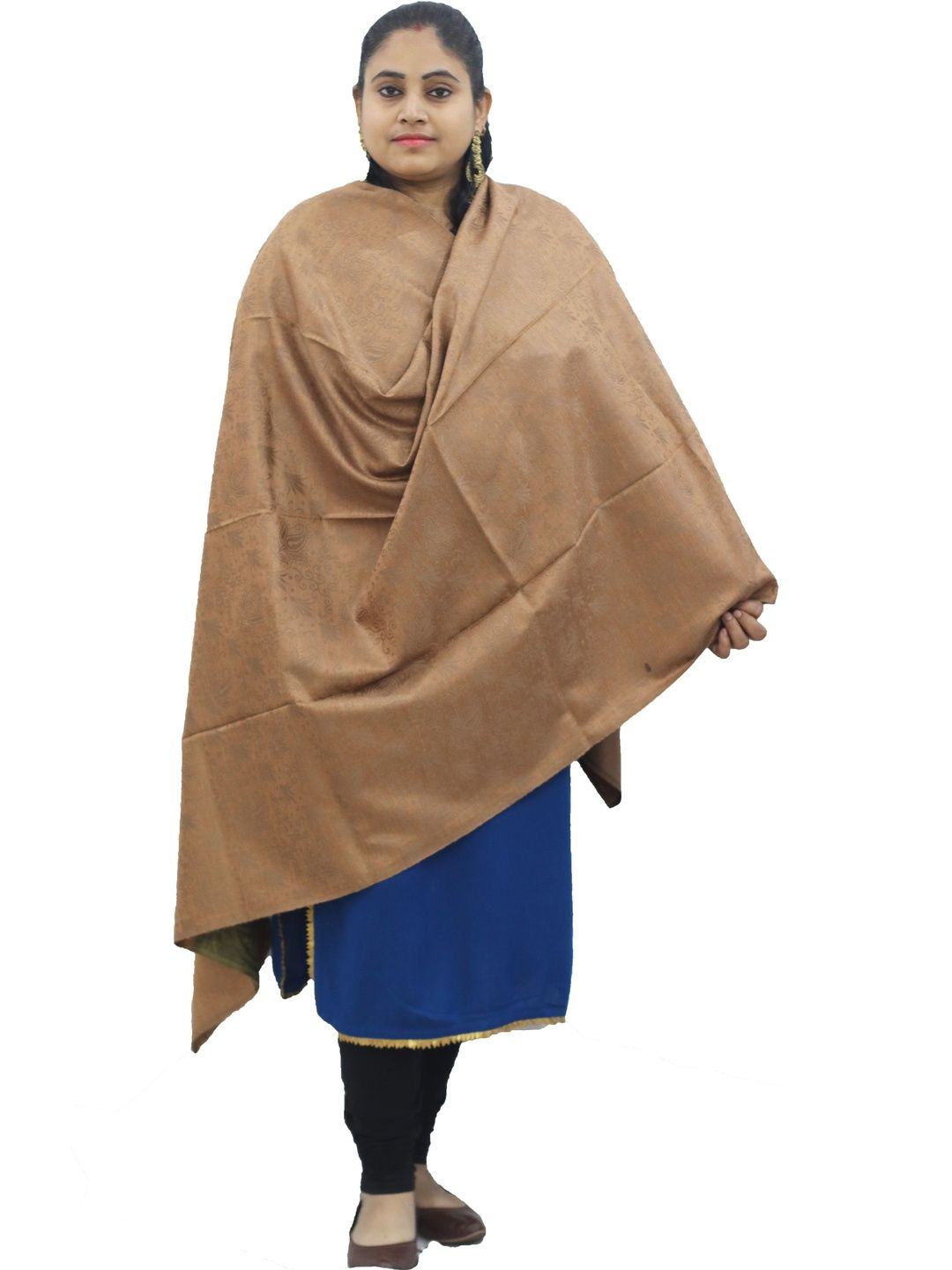 SPRHA Women Ethnic Motifs Woven Design Shawl-picture-15