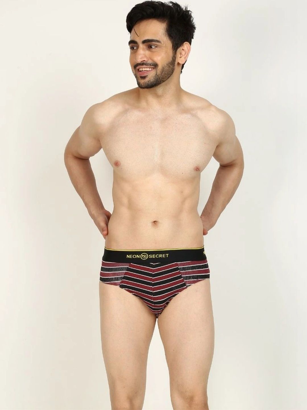 NEON SECRET Men Striped Bikini-picture-15
