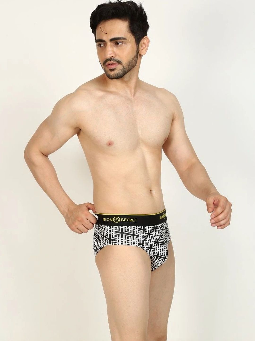 NEON SECRET Men Printed Basic Briefs-picture-42