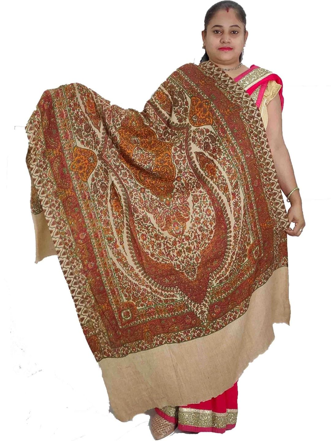 SPRHA Women Paisley Printed Shawl-image-41