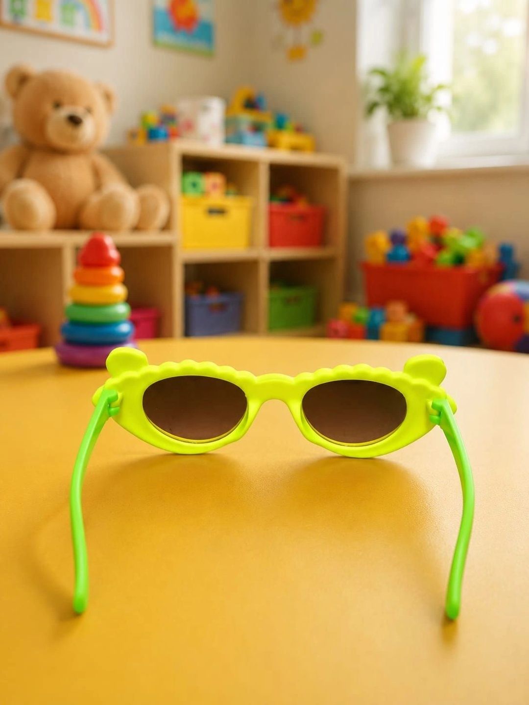 SPADEACES Unisex Kids Brown Lens & Yellow Other Sunglasses with-picture-13
