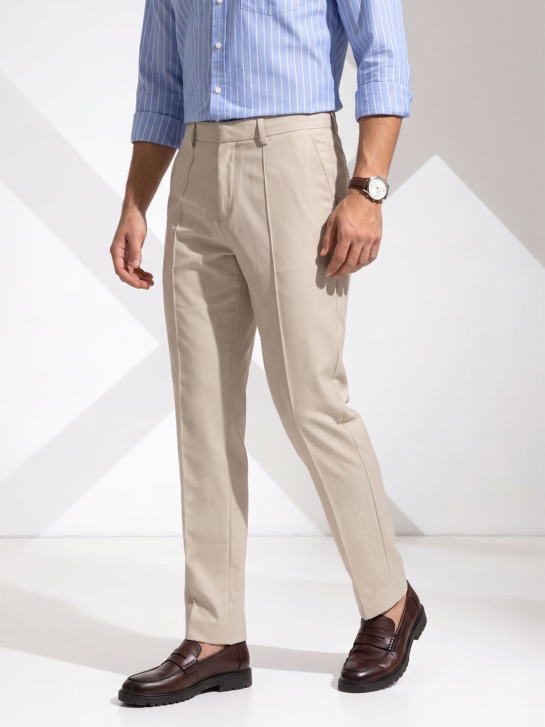 INVICTUS Men Woven Formal Trousers-picture-39