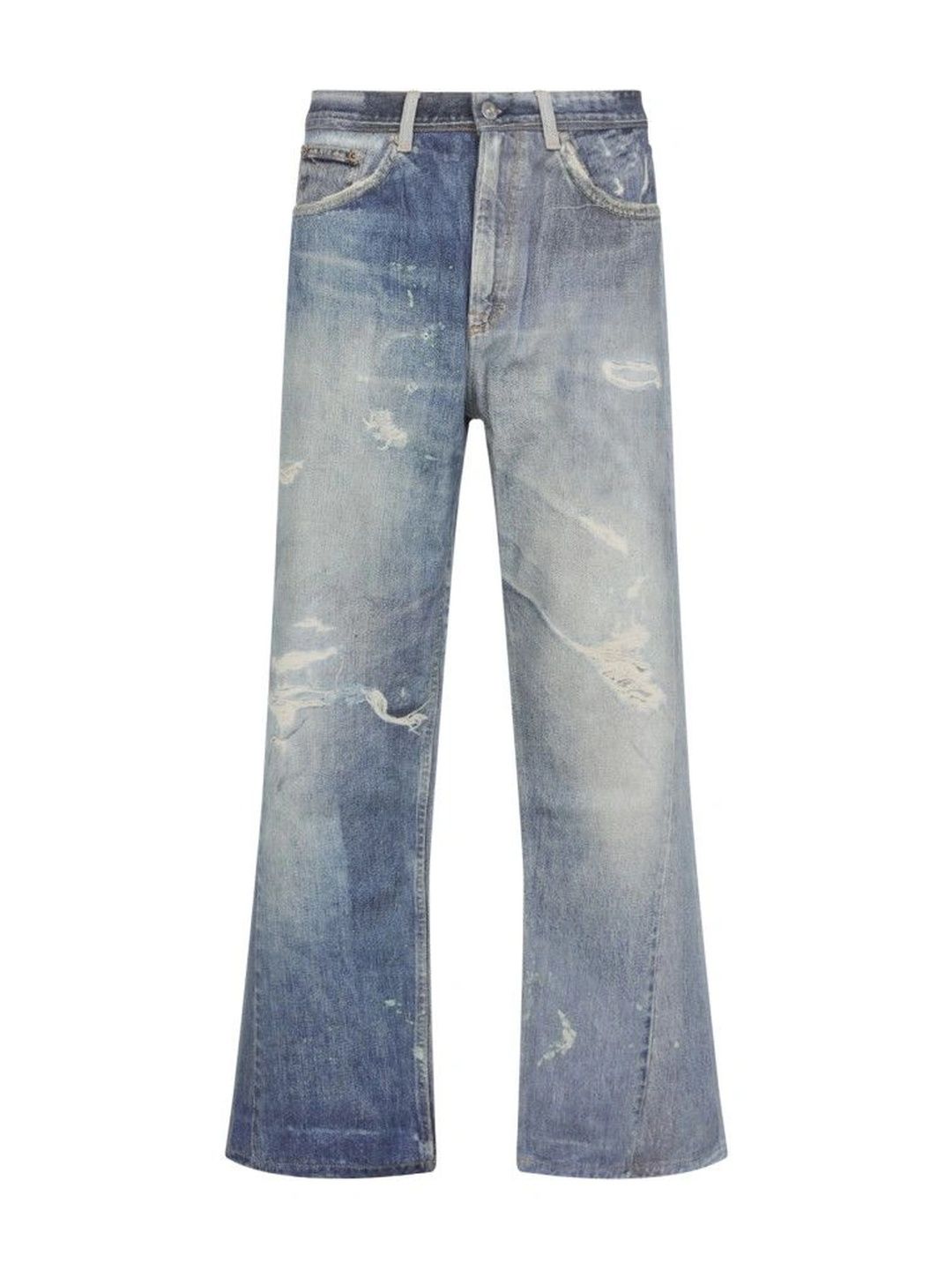 OUR LEGACY Men Relaxed Fit Mid-Rise Highly Distressed Jeans-picture-13
