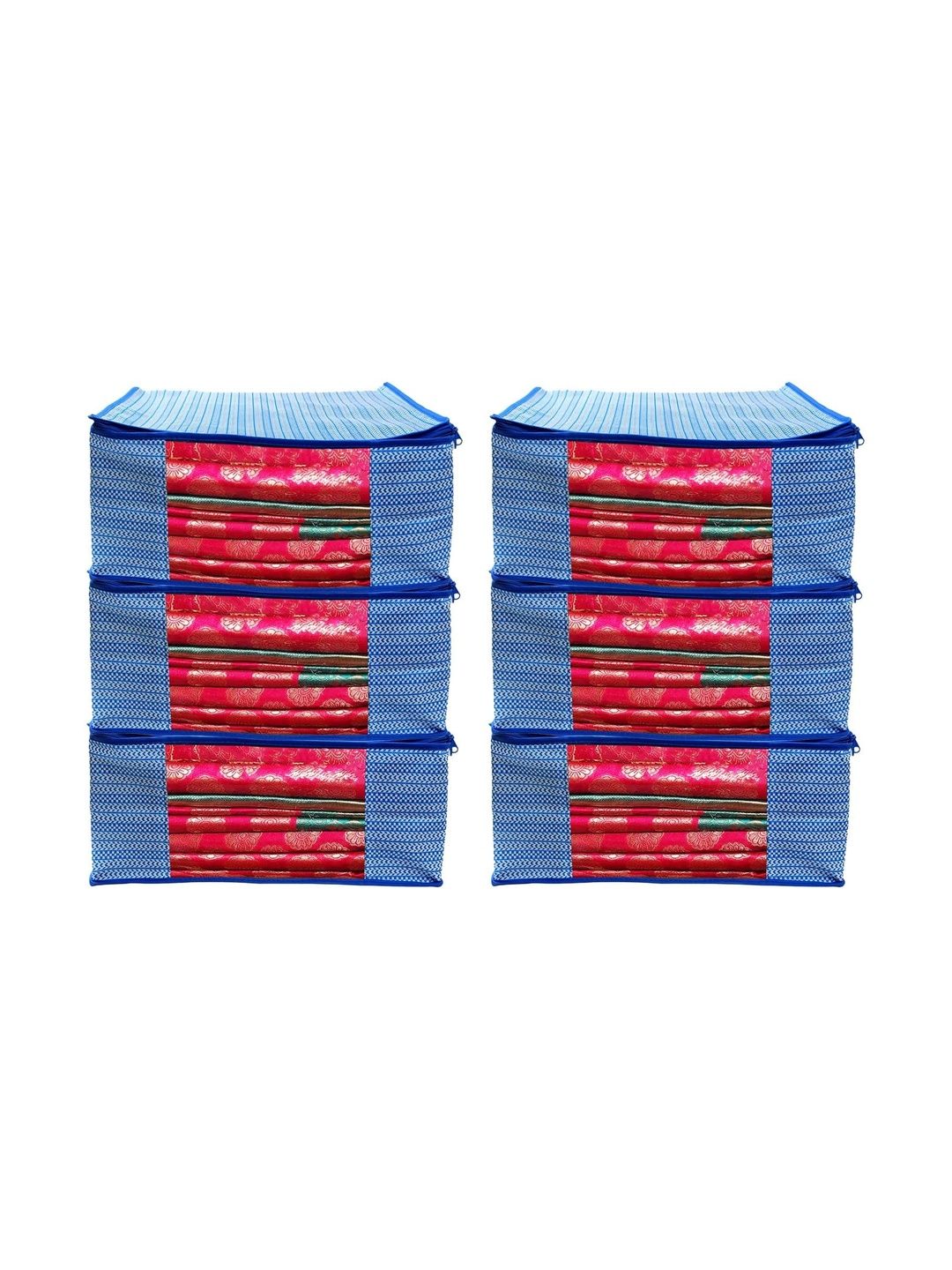 AARON INC Blue Set of 6 Reusable Multi-Utility Organisers-picture-49