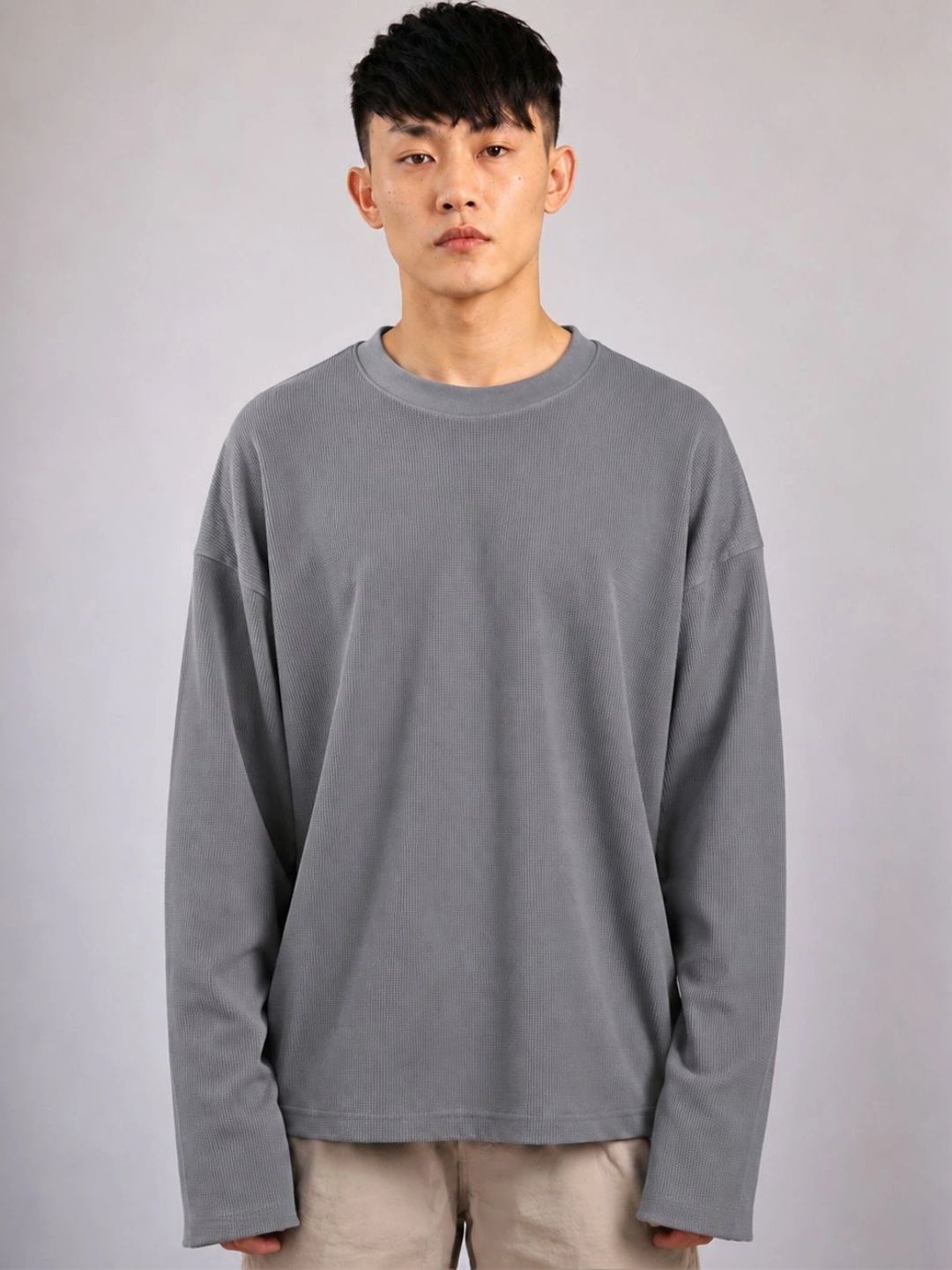 UNIQSOME Men Drop-Shoulder Sleeves T-shirt-picture-18