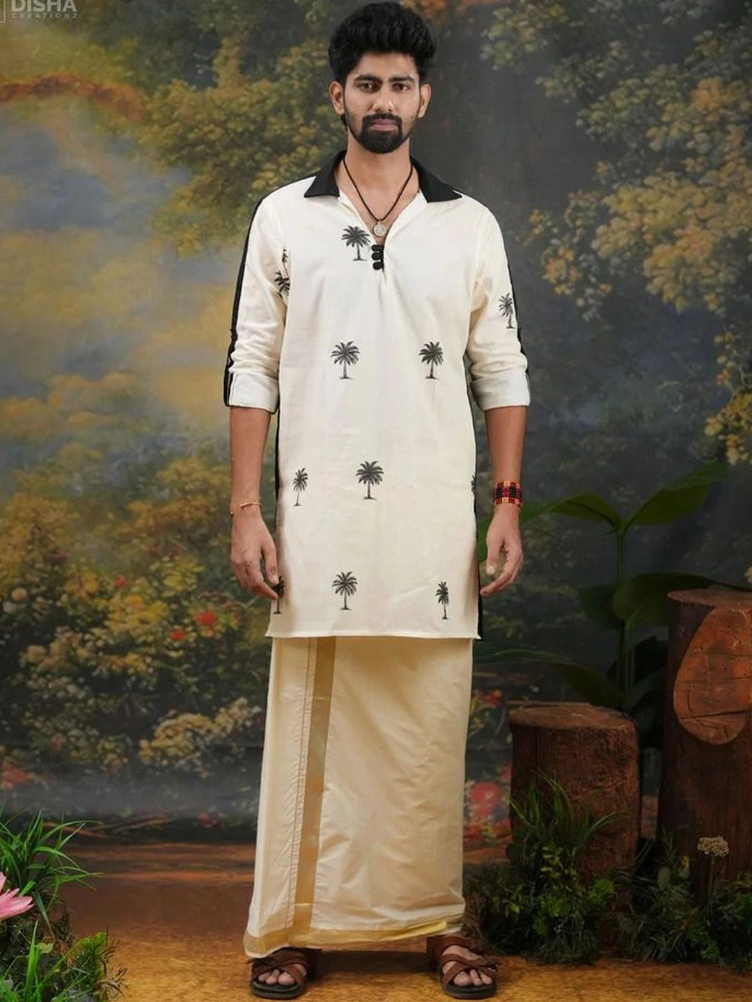 DISHA CREATIONZ Men Printed Kurta-picture-45