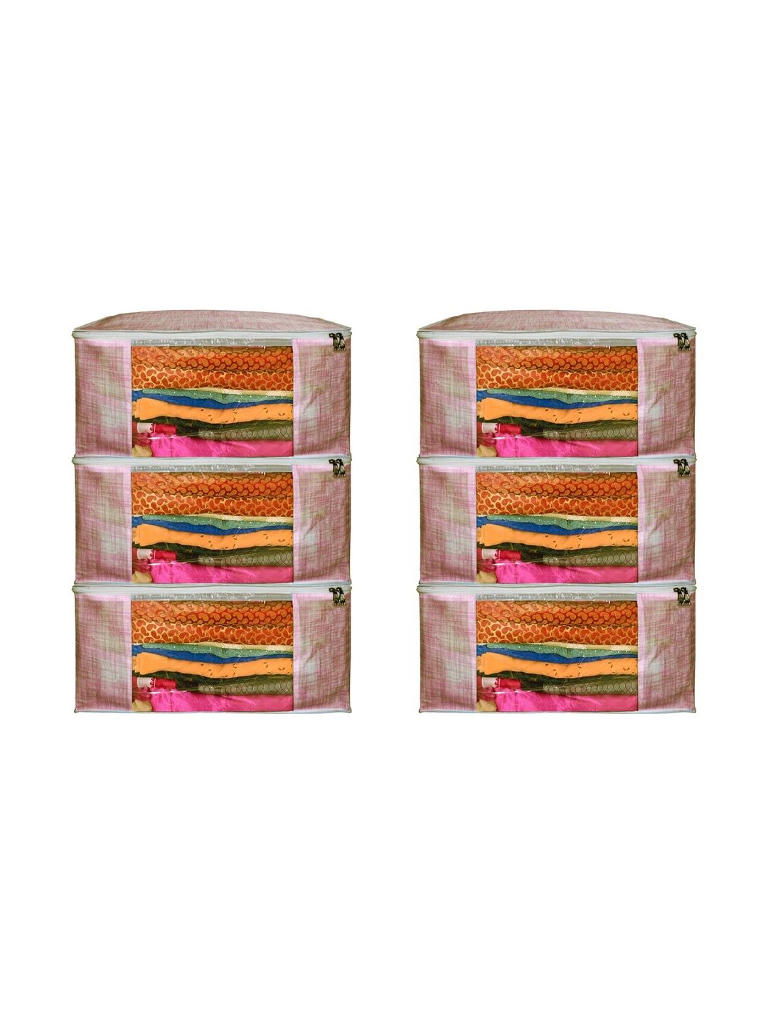 AARON INC Orange Set of 6 Reusable Multi-Utility Organisers-picture-14