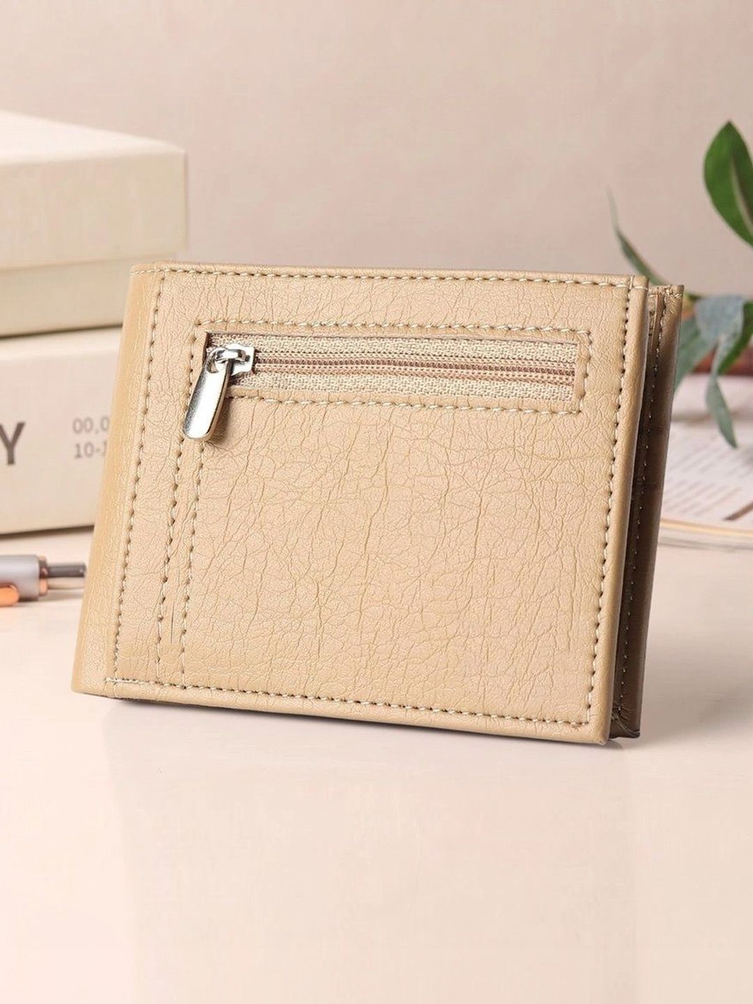 LAER Men Textured PU Two Fold Wallet-picture-25