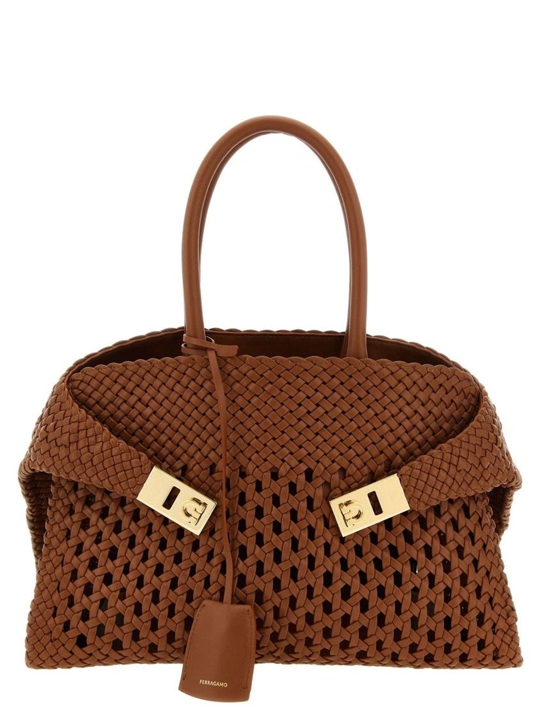 Ferragamo Textured Leather Structured Handheld Bag-picture-40