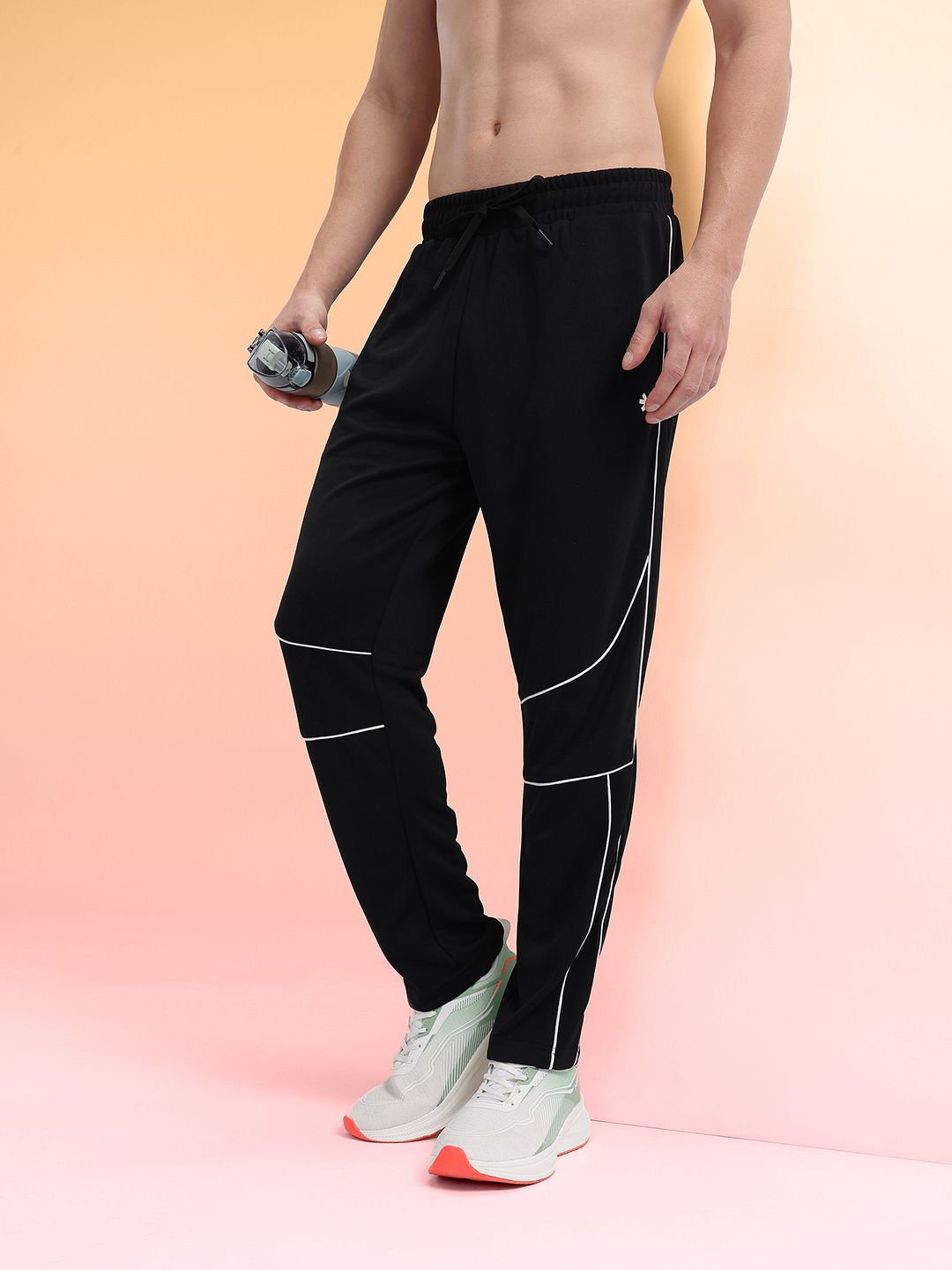 HRX by Hrithik Roshan Men Contrast Detail Training Track Pants