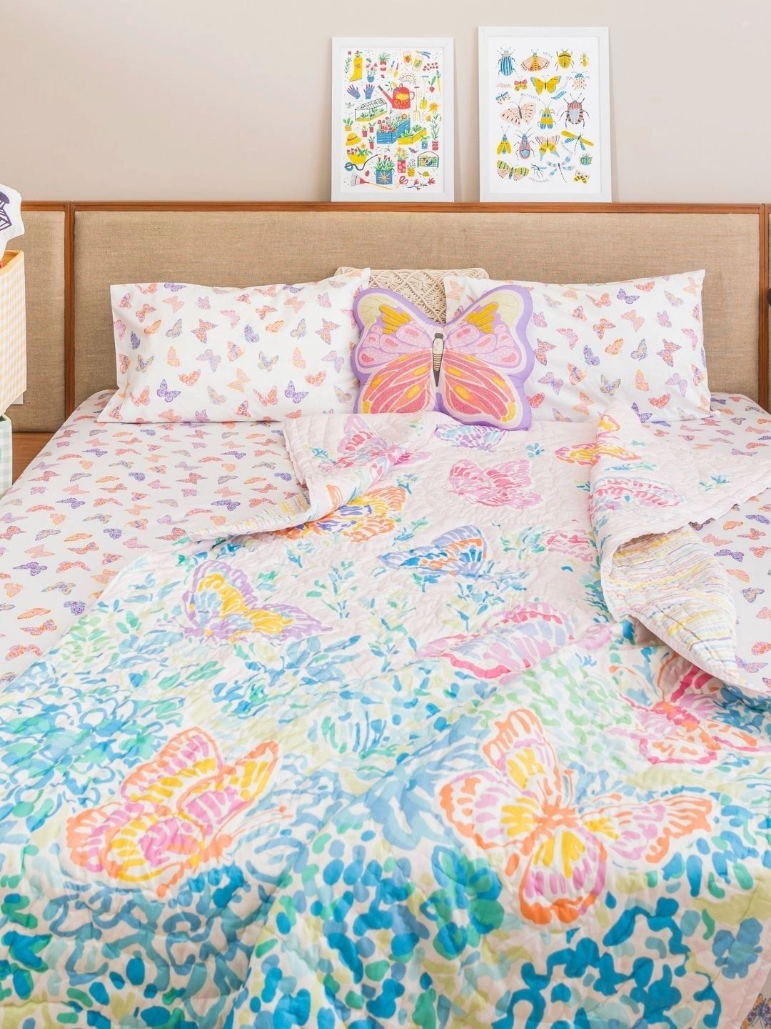 Zookeeper Multicoloured Floral 120 GSM Quilt-picture-23