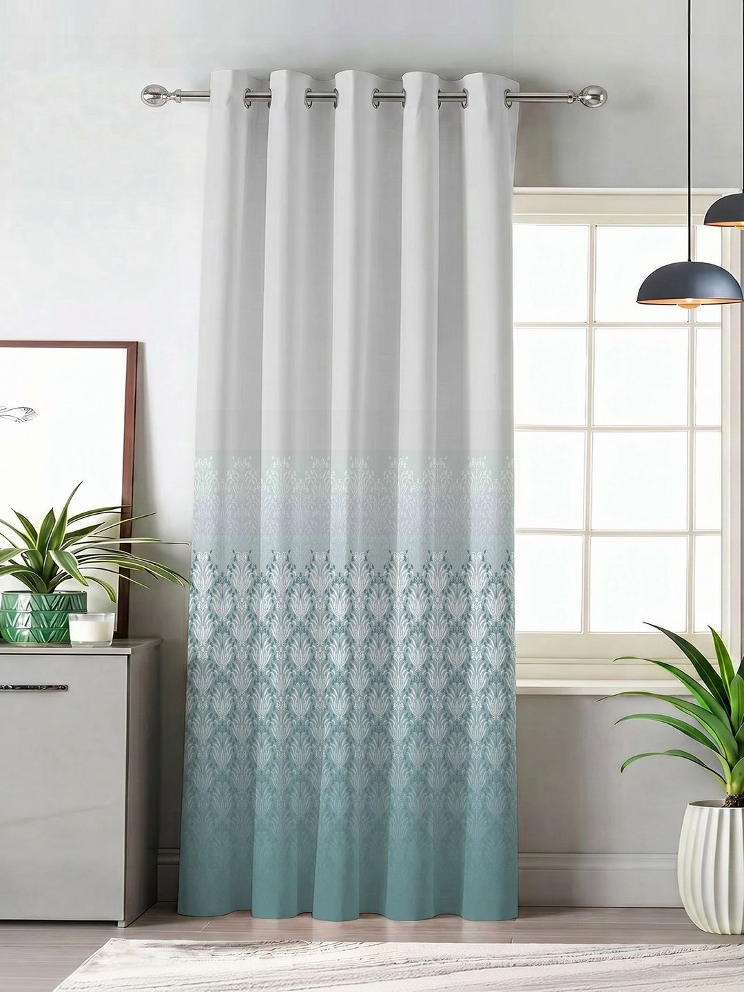 AAVIS DECOR Teal Room Darkening Door Curtain-picture-42