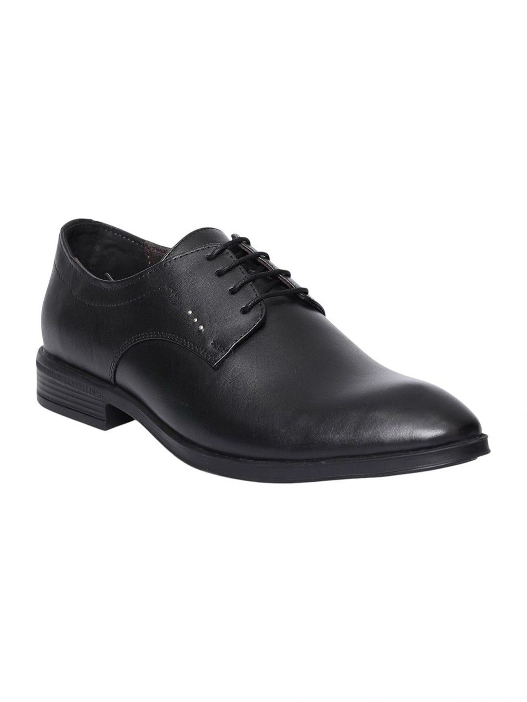 Miraatti Men Leather Pointed Toe Formal Derbys-image-7