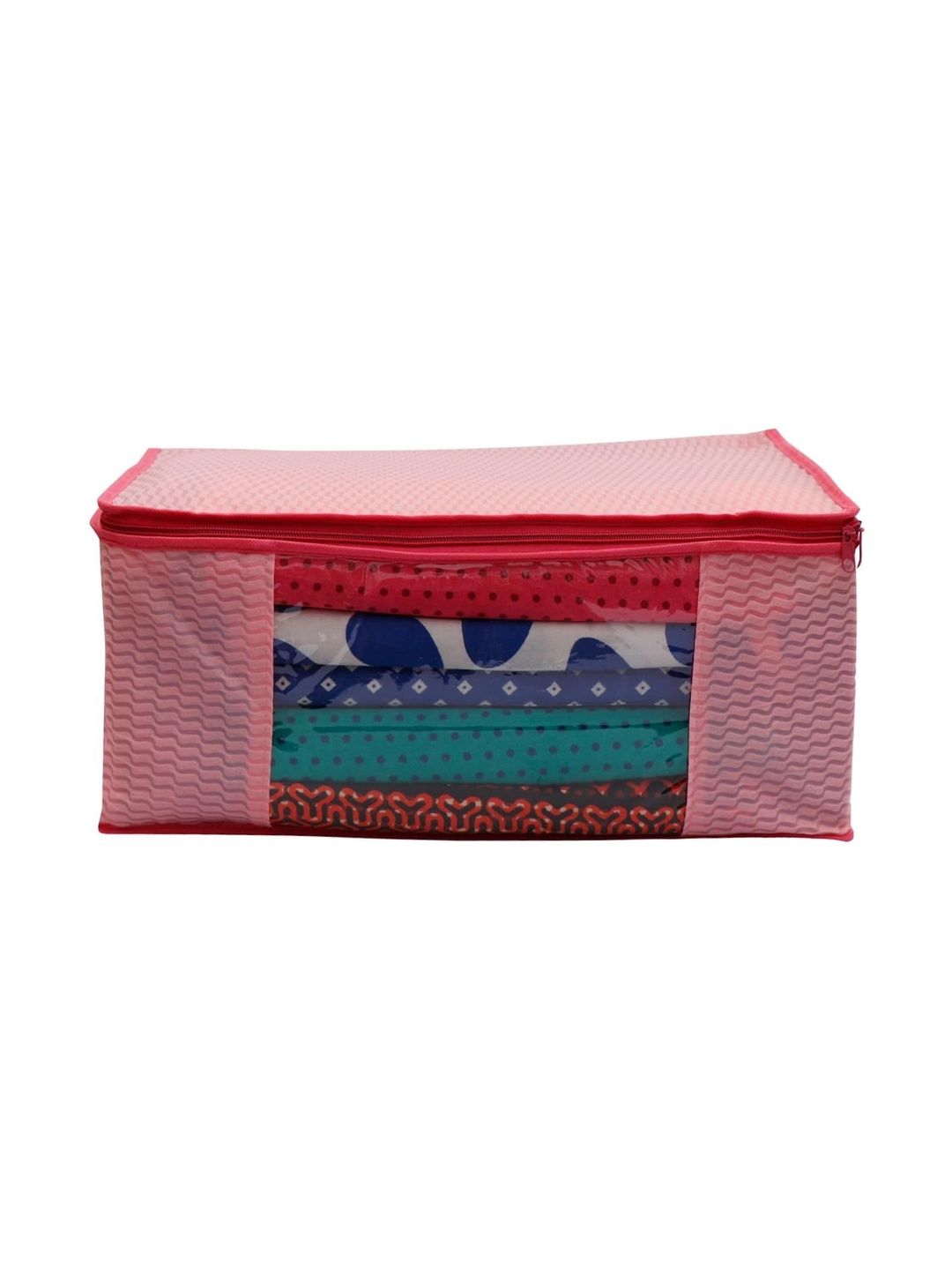 AARON INC Pink Set of 1 Reusable Suit Organiser Organisers-image-49