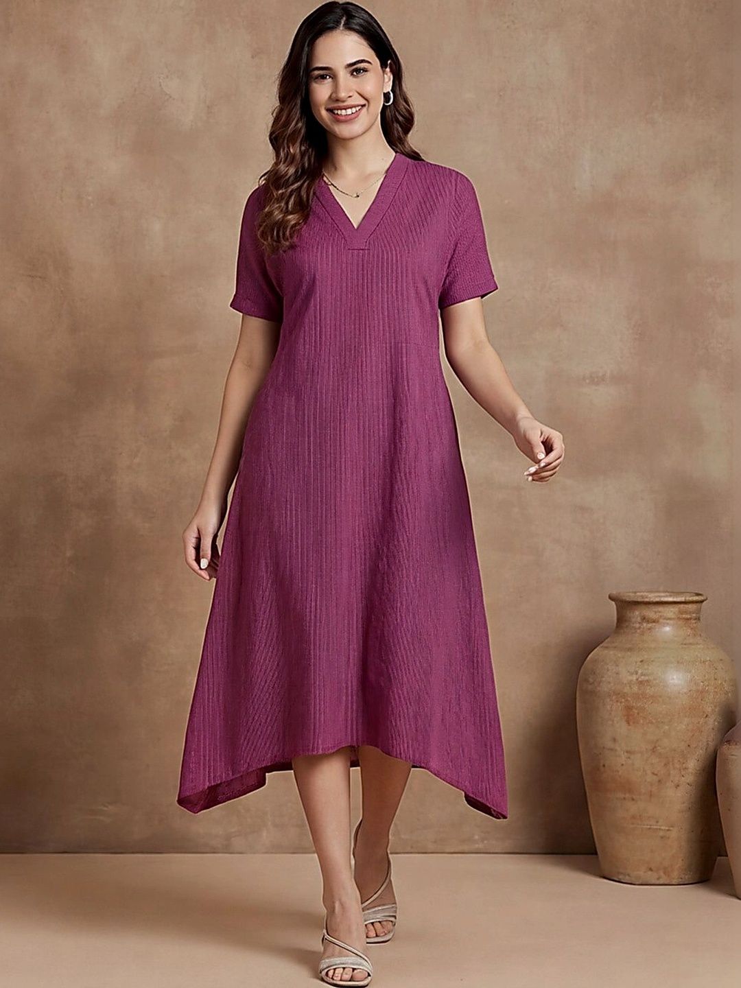 Anouk Cotton A-Line Maxi Dress-picture-22
