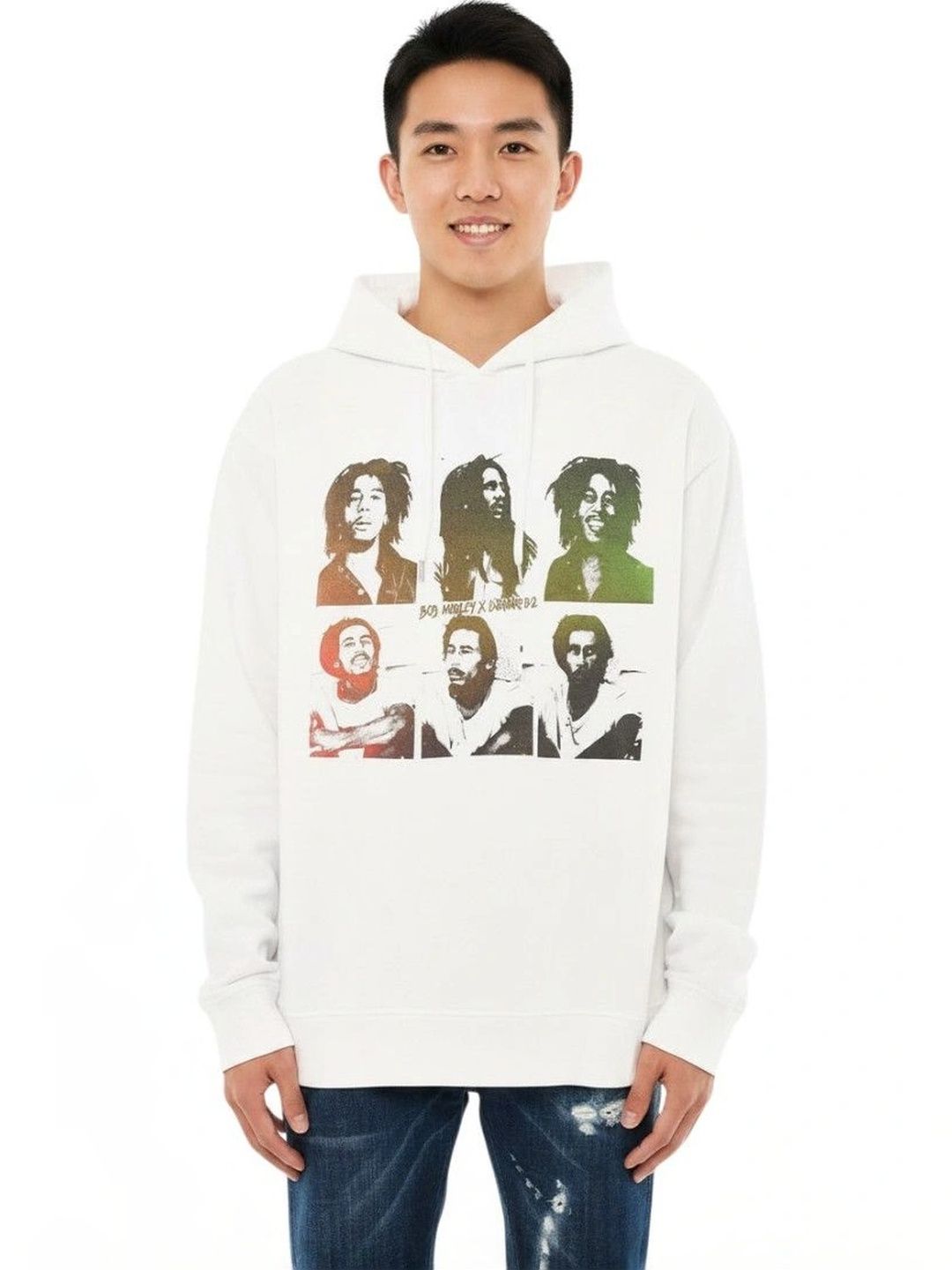Dsquared2 Men Printed Hooded Sweatshirt-picture-40