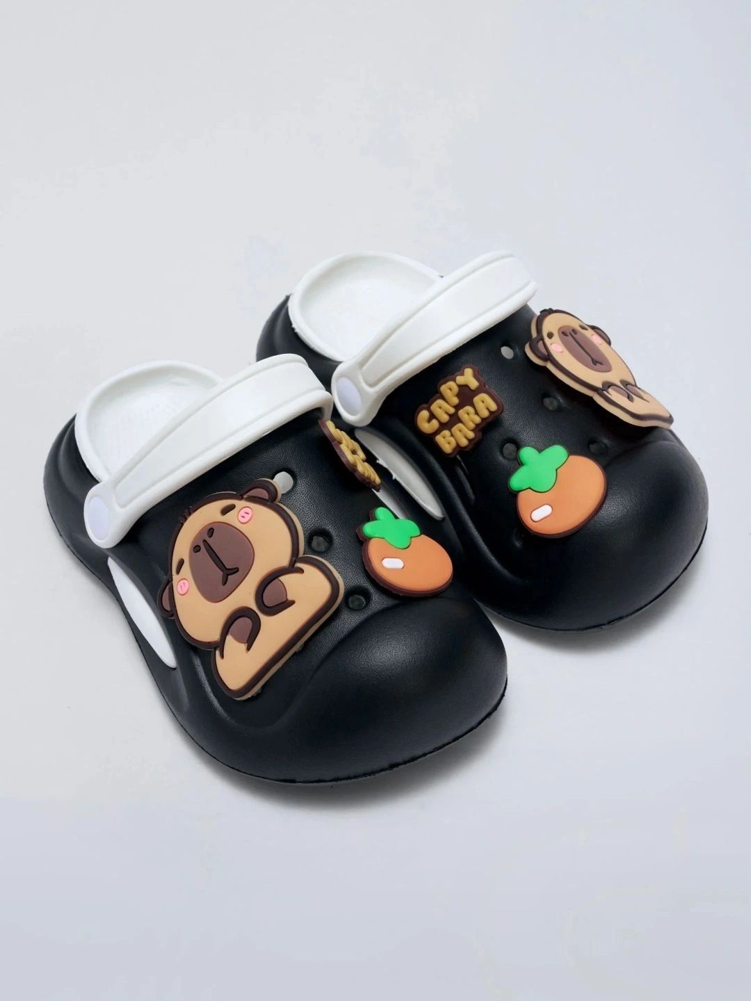 Hopscotch Unisex Kids Perforations PU Clogs-image-40