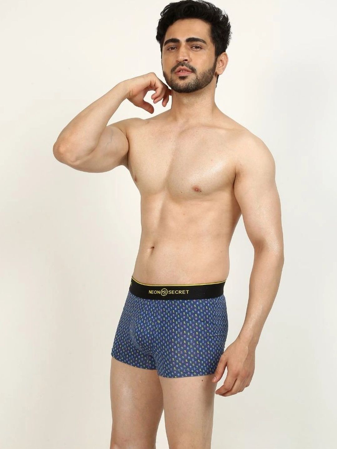 NEON SECRET Cotton Blend Printed Trunks-picture-40