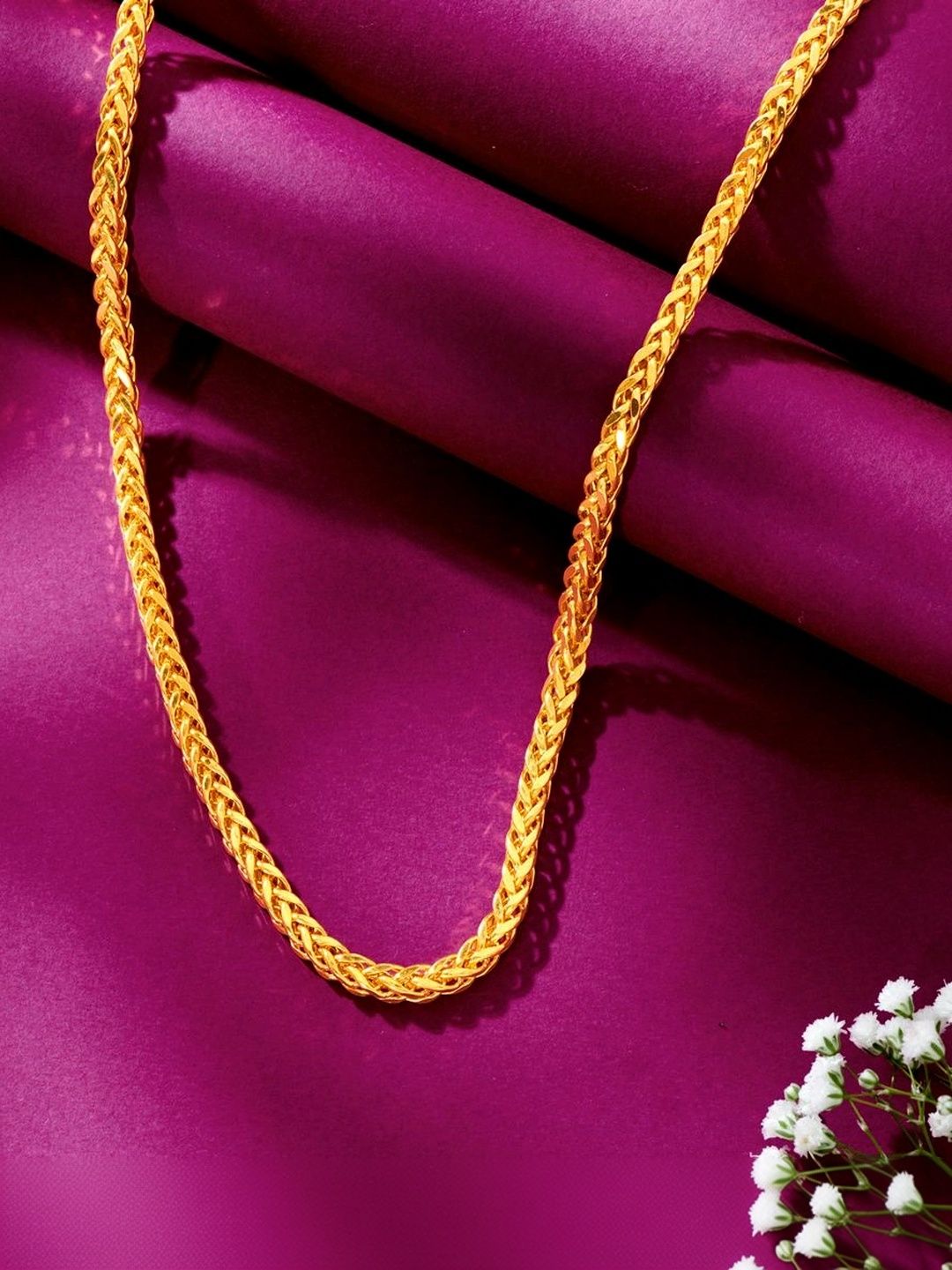 P N GADGIL JEWELLERS 22KT Gold Grand Sweep Fancy Chain - 20 g-picture-33