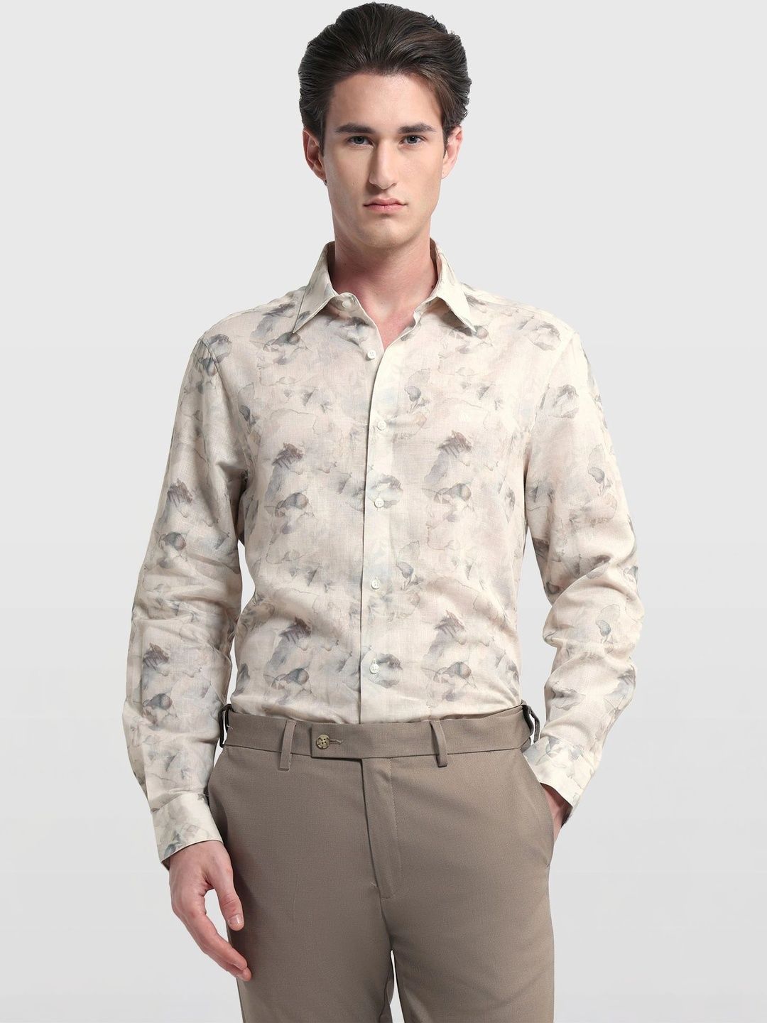 Arrow Men Tailored Fit Printed Casual Shirt-image-46