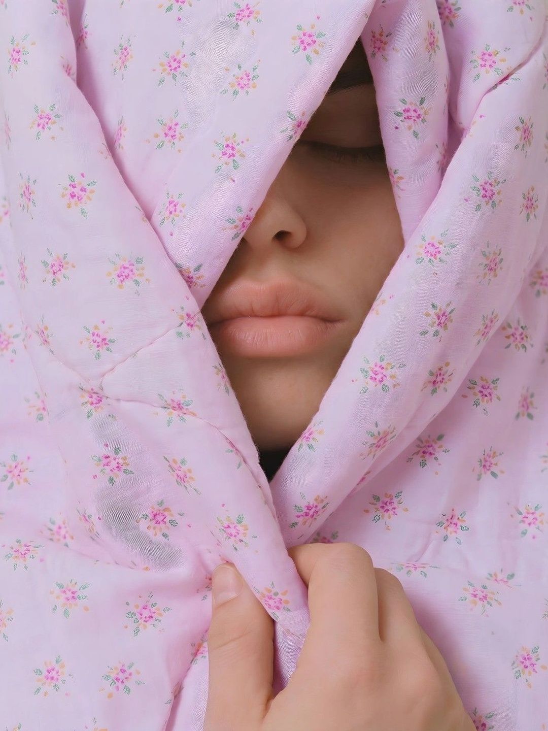 Zarf Pink & Brown Floral 400 GSM Comforter-image-12